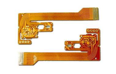 Immersion Gold flexible pcb boards Single layer  White  screen OEM ODM