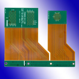 Multilayer flex-rigid PCB with surface treatment of LF-HASL + gold finger